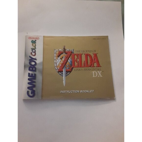 Legend of Zelda Link's Awakening DX Instruction Manual Game Boy Color No Game - Picture 1 of 2